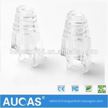 Soft plastic 8P8C UTP Cat6 Patch RJ45 Module Plug Boots Caps Cat5e Modular Connector Case